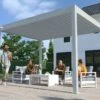 Pergola Bioclimatique Ombréa En Aluminium 3 X 4 M Autoportée - Gris Perle 2 Pergola Bioclimatique Ombréa En Aluminium 3 X 4 M Autoportée - Gris Perle -MON AMENAGEMENT JARDIN Soldes pergola bioclimatique aluminium gris perle ombrea 15 728318