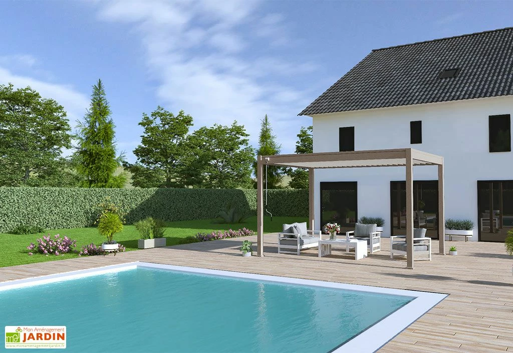 Pergola Bioclimatique Ombréa En Aluminium 3 X 4 M Autoportée - Taupe 6 Pergola Bioclimatique Ombréa En Aluminium 3 X 4 M Autoportée - Taupe – Image 4