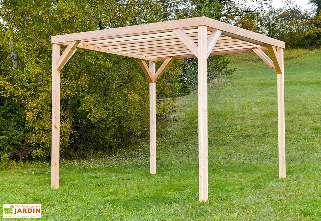 Pergola Modulable En Bois Douglas 2,90 X 2,90 M 5 Pergola Modulable En Bois Douglas 2,90 X 2,90 M – Image 3