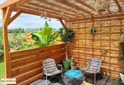 Meilleures ventes -MON AMENAGEMENT JARDIN Soldes pergola bois pefc mon petit potager