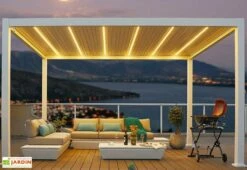 Kit éclairage Pour Pergola Ombréa 2 Lames – 3 M -MON AMENAGEMENT JARDIN Soldes pergola eclairage lampes led