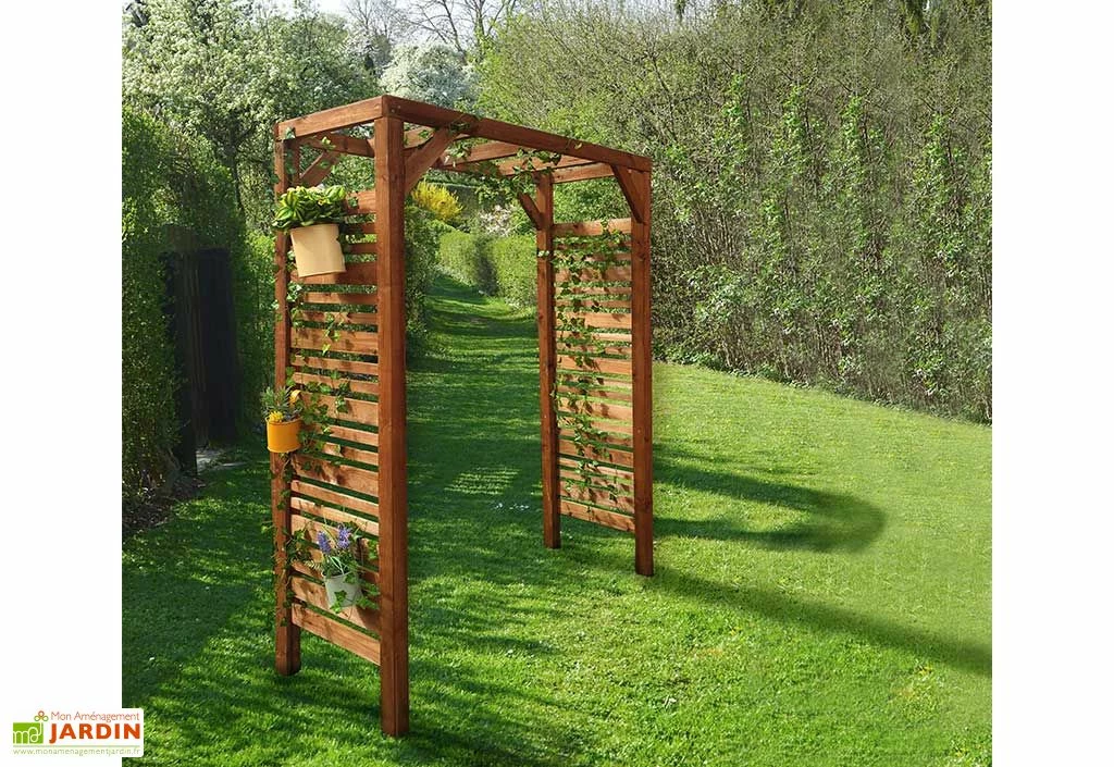 Arche De Jardin En Bois Traité – Lign Z 4 Arche De Jardin En Bois Traité – Lign Z – Image 2