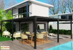 Pergola Bioclimatique Lames Orientables En Aluminium 32,63 M²