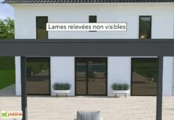 Pergola Bioclimatique En Aluminium Lames Orientables Ombréa - 12 M² -MON AMENAGEMENT JARDIN Soldes pergola lames orientables invisibles 15 728226