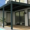Pergola Photovoltaïque En Aluminium Heliolite Anthracite – 24,4 M² -MON AMENAGEMENT JARDIN Soldes pergola solaire aluminium gris anthracite 1