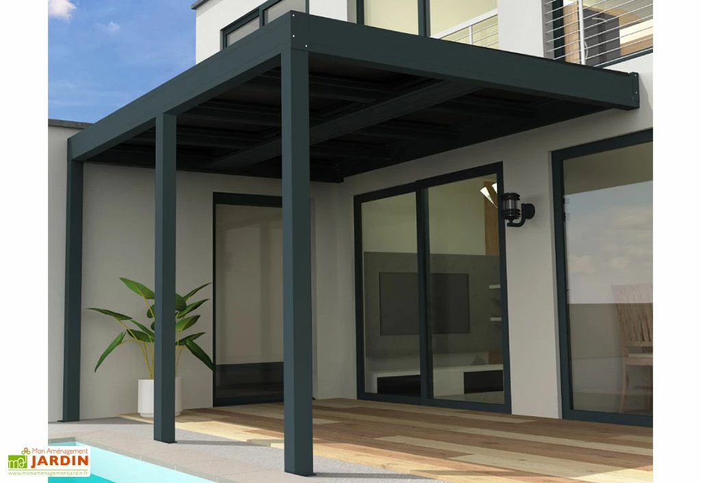 Pergola Photovoltaïque En Aluminium Heliolite Anthracite – 24,4 M² 3 Pergola Photovoltaïque En Aluminium Heliolite Anthracite – 24,4 M²