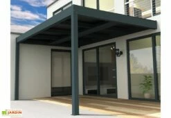 Pergola Photovoltaïque En Aluminium Heliolite Gris – 16,3 M²