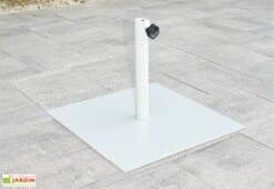 Pied De Parasol En Acier Laqué - Flat