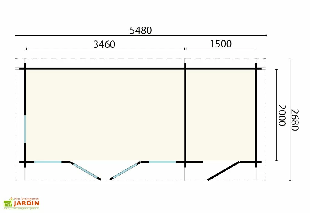 Abri De Jardin Moderne En Bois D’épicéa Brut Milford – 14,68 M² 5 Abri De Jardin Moderne En Bois D’épicéa Brut Milford – 14,68 M² – Image 3