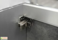 Cuisine Extérieure En Bois Et Aluminium 282 X 61 Cm Statuario -MON AMENAGEMENT JARDIN Soldes plan serre alu 2 1