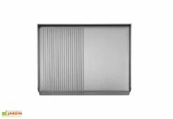 Plancha Gaz Inox 2 Brûleurs Plaque Rainurée 53x40 Cm – CHEF 55 XLR -MON AMENAGEMENT JARDIN Soldes plancha chef 55 xlr 4