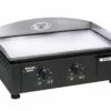 Plancha électrique En Inox 3500 W Noir - 59 X 38 Cm -MON AMENAGEMENT JARDIN Soldes plancha electrique inox noir roller grill