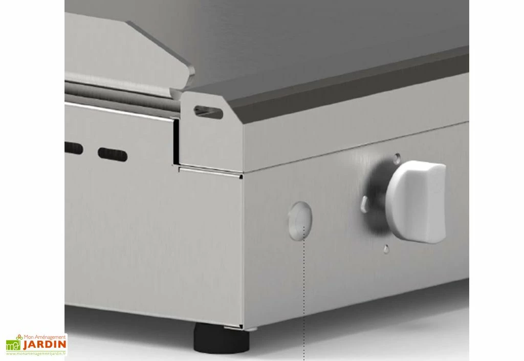 Plancha Gaz Inox CHEF 55 XL + Chariot Ouvert (Pack Complet) 7 Plancha Gaz Inox CHEF 55 XL + Chariot Ouvert (Pack Complet) – Image 5