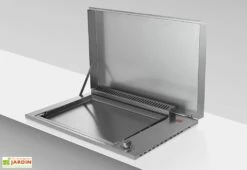 Plancha Gaz Inox Encastrable 79x40 Cm – OASI 80