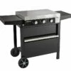 Plancha à Gaz 3 Brûleurs Sur Chariot En Métal Finesta -MON AMENAGEMENT JARDIN Soldes plancha gaz chariot finesta 0