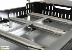 Plancha à Gaz 3 Brûleurs Sur Chariot En Métal Finesta -MON AMENAGEMENT JARDIN Soldes plancha gaz chariot finesta 3