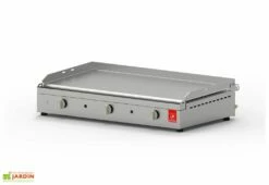 Plancha Gaz Inox CHEF 80 XL + Chariot Ouvert (Pack Complet) -MON AMENAGEMENT JARDIN Soldes plancha gaz inox chariot ouvert housse friteuse 8400w 1