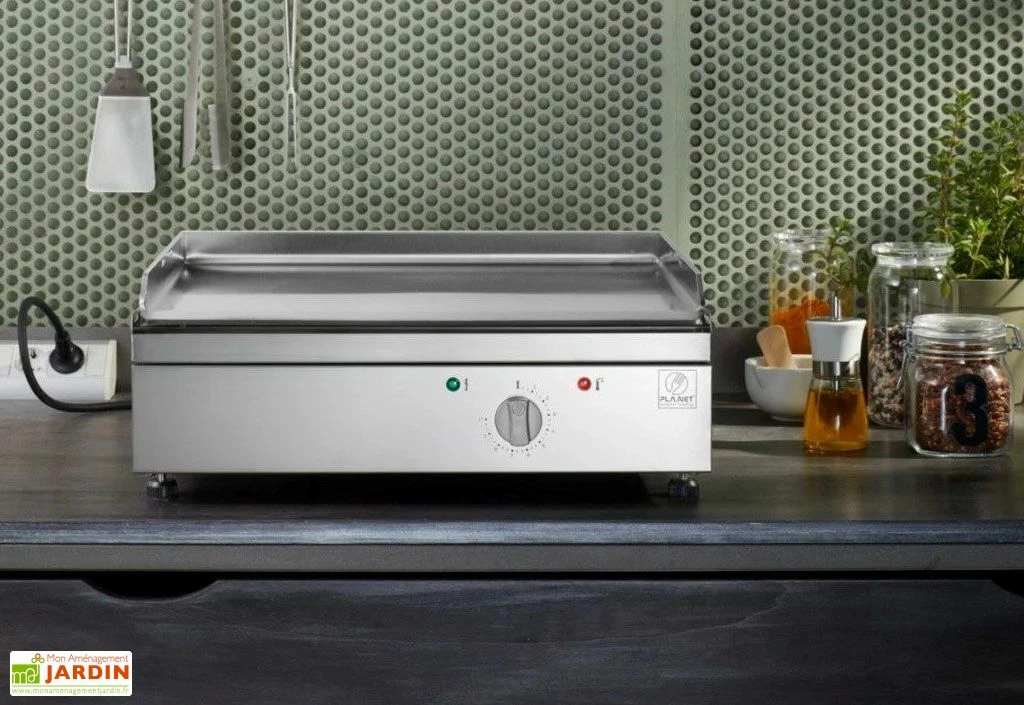 Plancha électrique En Inox 2080 W Avec Housse De Protection - 54 X 50 X 20 Cm 3 Plancha électrique En Inox 2080 W Avec Housse De Protection - 54 X 50 X 20 Cm