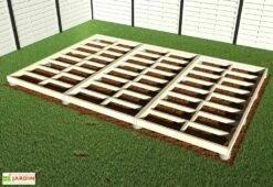 Plancher En Bois Brut Pour Studio De Jardin Como 17 M² -MON AMENAGEMENT JARDIN Soldes plancher chalet jardin etape 2 2