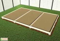 Plancher En Bois Brut Pour Studio De Jardin Como 11 M² -MON AMENAGEMENT JARDIN Soldes plancher chalet jardin etape 3 1