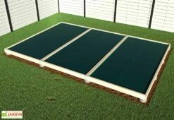 Plancher En Bois Brut Pour Studio De Jardin Como 17 M² -MON AMENAGEMENT JARDIN Soldes plancher chalet jardin etape 4 2