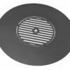 Plaque De Cuisson Plancha Ronde En Acier + Grille Centrale -MON AMENAGEMENT JARDIN Soldes plaque cuisson plancha ronde grille centrale acier braseros cookking 2 dimensions