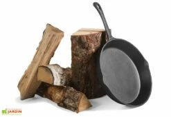 Poêle En Fonte Naturelle - 3 Dimensions -MON AMENAGEMENT JARDIN Soldes poele fonte 4 dimensions cuisson 2