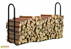 Porte-bûches En Acier Inoxydable – 244 Cm