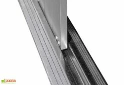 Abri De Jardin En Acier Galvanisé Gris Anthracite 8 M² 11 Abri De Jardin En Acier Galvanisé Gris Anthracite 8 M² -MON AMENAGEMENT JARDIN Soldes porte coulissante cabane jardin acier galvanise gris anthracite