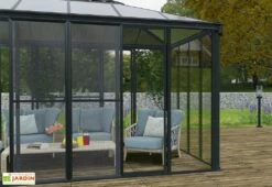 Porte Moustiquaire Pour Ledro, Garda Et Sanremo | Palram – Canopia -MON AMENAGEMENT JARDIN Soldes portes moustiquaires gris anthracite palram canopia