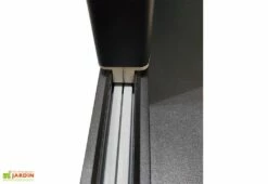 Rideau Pour Pergola Actual Green Outside – 4 M Noir -MON AMENAGEMENT JARDIN Soldes rail rideau actual 1