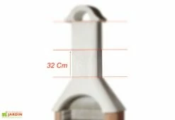 Rehausse De Cheminée Pour Barbecue Bologne - 32 Cm