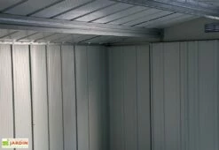 Abri De Jardin En Métal Galvanisé Anthracite Duramax 9 M² -MON AMENAGEMENT JARDIN Soldes renfort toiture abri jardin metal duramax duae1010pr 1