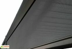 Store Latéral Enroulable Pour Pergola Bioclimatique Ombrea – 4 M -MON AMENAGEMENT JARDIN Soldes rideau store lateral pergola ombrea 4m 2