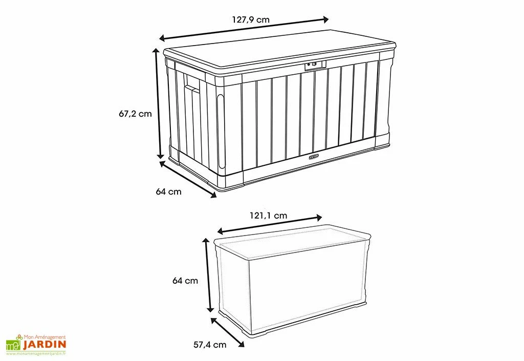 Lifetime Coffre De Rangement Extérieur En Résine 439 L 7 Lifetime Coffre De Rangement Extérieur En Résine 439 L – Image 5