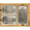 Container En Inox Et Teck Pour Cuisine D'Extérieur Indu+ -MON AMENAGEMENT JARDIN Soldes set range couverts teck inox cuisine exterieure indu plus