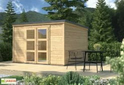 Abri De Jardin En Bois D’épicéa Brut Shelty Modern – 9,2 M²