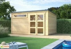 Abri De Jardin En Bois D’épicéa Brut Shelty Modern – 11 M²