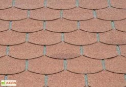 Shingle Rouge Pour Abris Jardin Solid (Paquet 3m²)