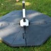 Socle Modulaire Pour Parasol En PVC Puzzle -MON AMENAGEMENT JARDIN Soldes socle modulable parasol pvc puzzle