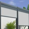 Store Brise-vue En Textilène Pour Pergola Bioclimatique -MON AMENAGEMENT JARDIN Soldes store brise vue 2m