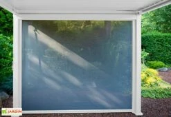 Store Latéral Enroulable Pour Pergola Bioclimatique Ombrea – 3 M -MON AMENAGEMENT JARDIN Soldes store enroulable blanc pergola ombrea 3m