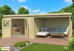 Abri De Jardin En Bois D’épicéa Brut 18,7 M² - Mouny