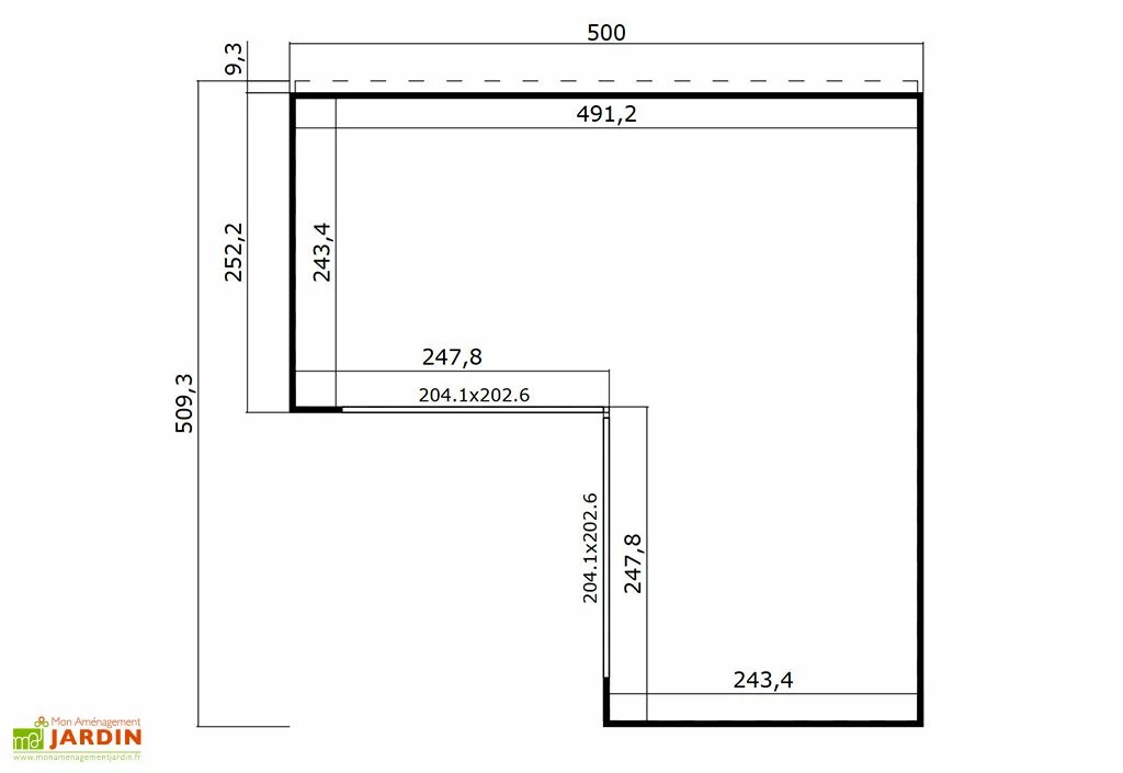 Studio De Jardin En Bois 25 M² Ep. 44 Mm – Doméo 6 Plus 5 Studio De Jardin En Bois 25 M² Ep. 44 Mm – Doméo 6 Plus – Image 3