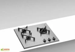 Table De Cuisson En Inox Avec Plancha + Triple Feu à Gaz Oasi 205C -MON AMENAGEMENT JARDIN Soldes table de cuisson 400099 2