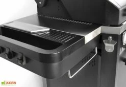 Barbecue Au Gaz En Inox Byron 5T – 180 X 61 X 117 Cm 10 Barbecue Au Gaz En Inox Byron 5T – 180 X 61 X 117 Cm -MON AMENAGEMENT JARDIN Soldes tablette barbecue gaz inox byron 5t