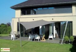 Voile D'ombrage Rectangulaire 3 X 5 M - Ingenua Solidum -MON AMENAGEMENT JARDIN Soldes toile ombrage umbrosa 1