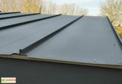 Couverture Abri De Jardin Tradi 3 X 3 M - Plaques En Acier + Faitières