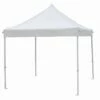 Tonnelle Pliante En Acier Et Polyester 9 M² Blanc -MON AMENAGEMENT JARDIN Soldes tonnelle pliante acier polyester 9m2 blanc