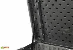 Lifetime Coffre De Rangement Extérieur En Résine Effet Bois - 2407 L 13 Lifetime Coffre De Rangement Extérieur En Résine Effet Bois - 2407 L -MON AMENAGEMENT JARDIN Soldes verin couvercle coffre jardin lifetime